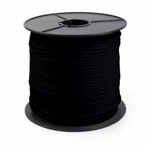 Bobine de 100 m de cordage marin noir 6, 8 ou 10 mm – Idéal pour navigation et amarrage