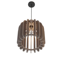 Vue du dessous du luminaire absorbant le bruit Dame Jeanne