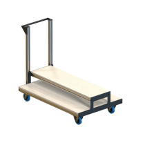 Chariot de manutention pour poteaux