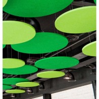 Suspension acoustique Lunas – Design circulaire vert