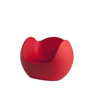 Fauteuil rouge flamme design