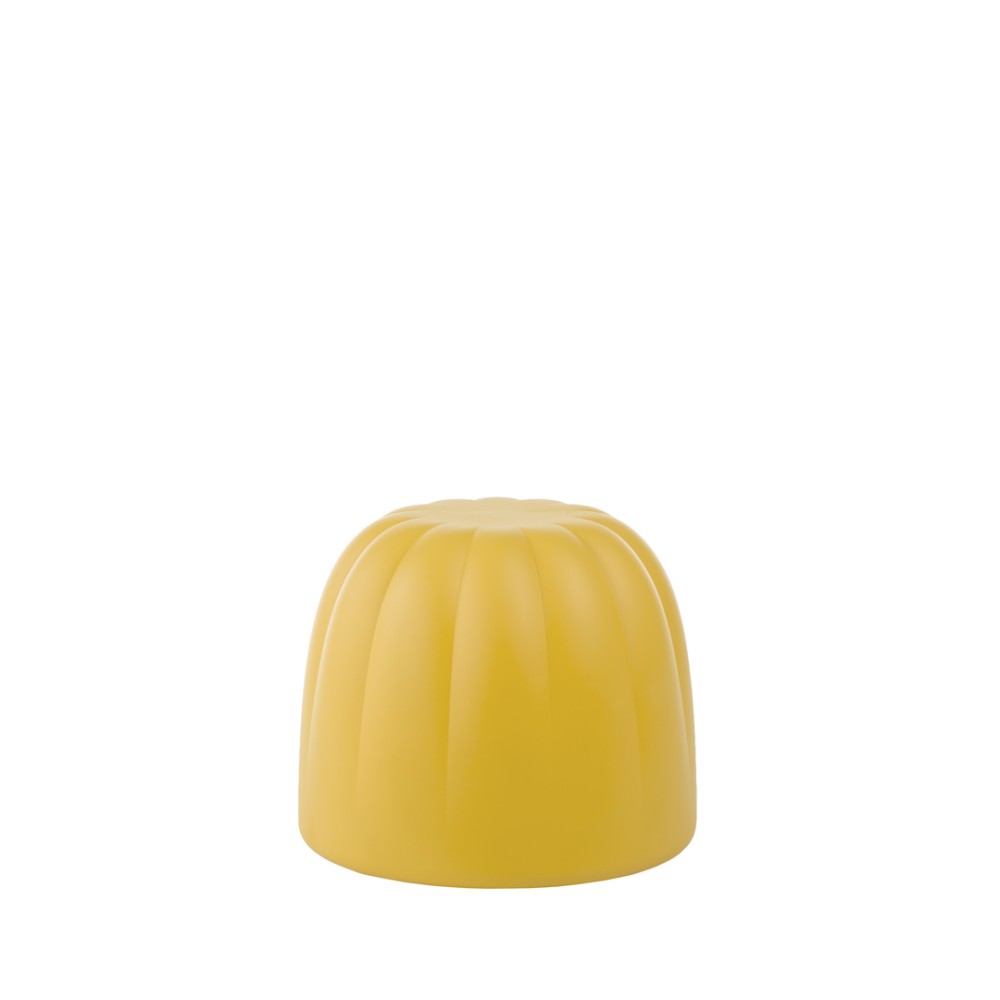 Pouf design Gelée jaune, mobilier ludique et contemporain
