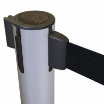 Sangle noir rétractable du poteau de guidage
