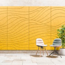 Panneau acoustique mural grand format "WIND" (lot de 5)