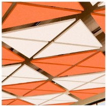 Panneau acoustique suspendu "TRIUMS"