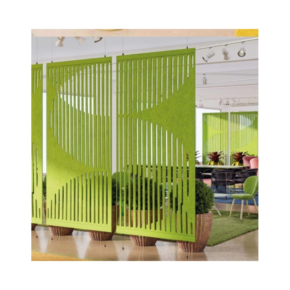 parois acoustique FRAGMA Flow vert prairie