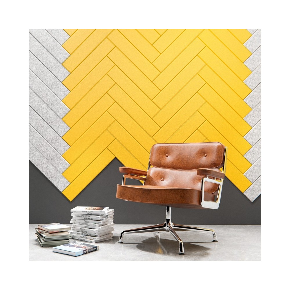 Composition murale en panneaux acoustiques VITTA dans un espace professionnel