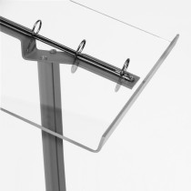 Plan rapproché du Présentoir avec anneaux 2xA4