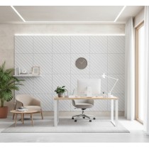 Panneau acoustique mural CHEVRON