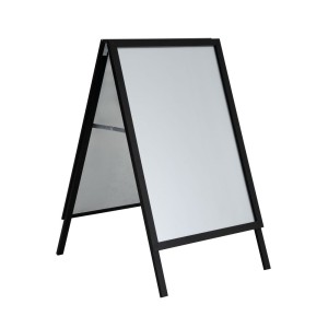 Chevalet extérieur finition noir au format A1