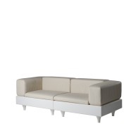 Divan Happylife couleur blanc/crème
