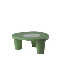 table basse design Low Lita Table verte vue produit