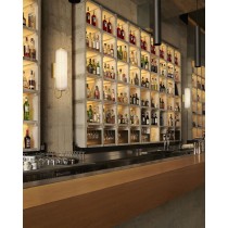 applique murale Cordiale installée dans un bar éclairage décoratif