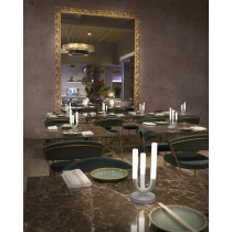 Lampe de table Luna LED rechargeable Luna vue rapprochée des tiges lumineuses