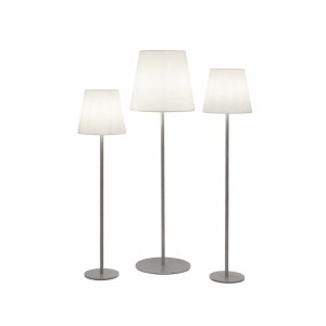 Ali Baba Steel lampe de sol en 165cm, 185cm et 205cm de hauteur.