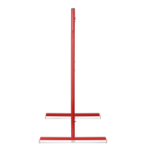 Vue de côté de la structure acier barrière extensible mobile 3600 mm