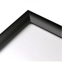 Angle du profil aluminium noir du Cadre d’affichage clic-clac étanche 25 mm