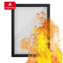 Cadre mural clic-clac ignifuge certifié sécurité incendie