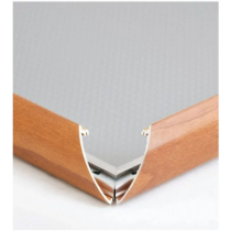 Angle et profil cadre clic-clac aspect bois aluminium