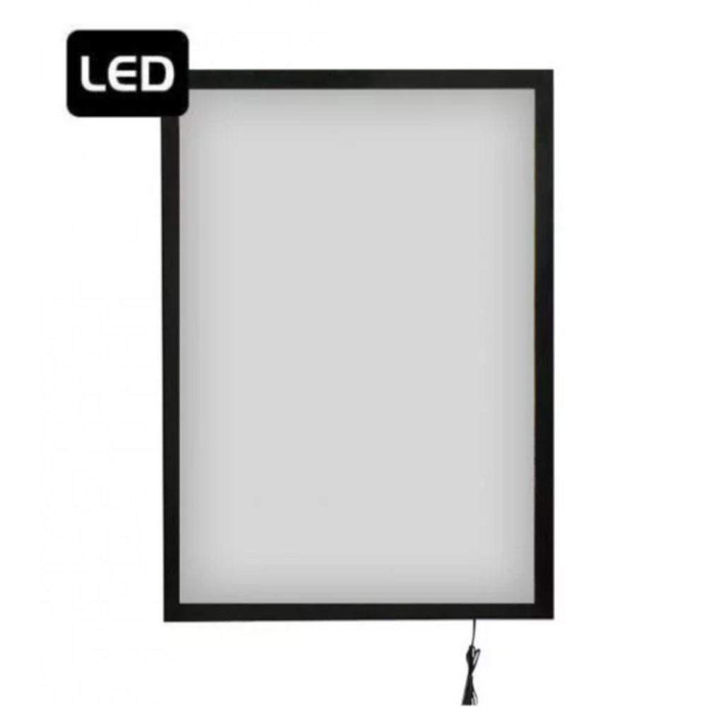 Cadre rétroéclairé magnétique LED vue globale sans visuel