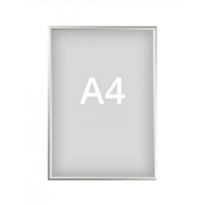 cadre clic-clac profil aluminium 15 mm format A4 fixation murale
