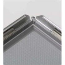 présentoir signalétique sur pied système ouverture cadre