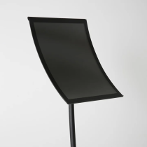 affiche incurvée noir