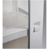 Comptoir promotionnel avec fronton visuel personnalisé