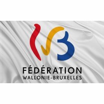 Drapeau de la fédération Wallonie-Bruxelles