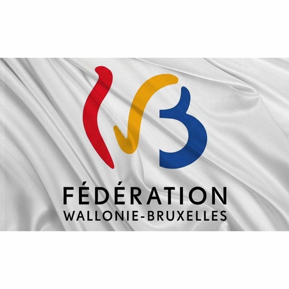 Drapeau de la fédération Wallonie-Bruxelles
