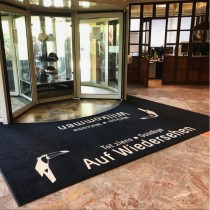 Tapis logo grand format publicitaire