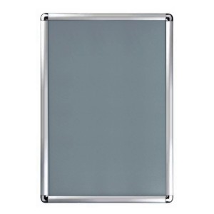 Cadre aluminium profilé de 25mm ou 32mm, disponible aux formats A0, A1, A2, A3, A4, B1 ou B2.