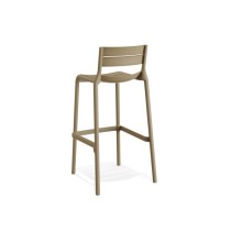 Tabouret haut empilable CALOR Sable | Tabourets de bar