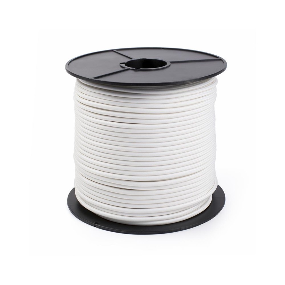 Corde élastique PE blanche 6, 8 ou 10mm (bobine de 100m)