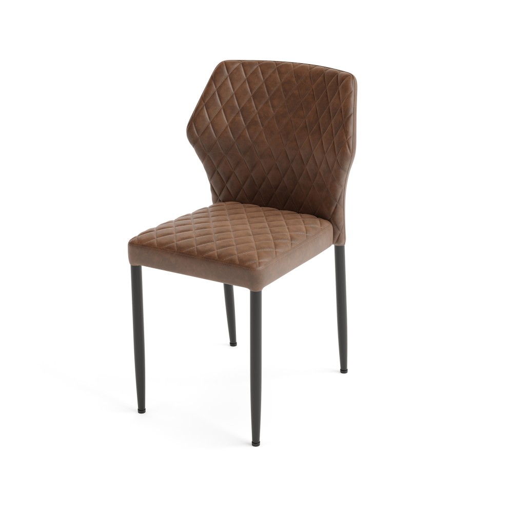 Chaise de restaurant empilable, Cognac