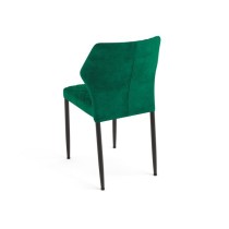 Chaise de restaurant velours vert - Louis | Chaises
