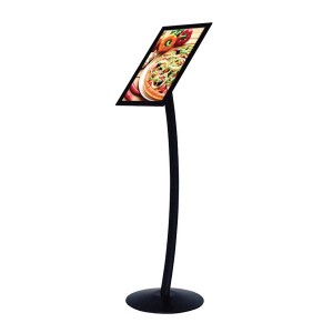 Porte affiche incurvé pour affiches...