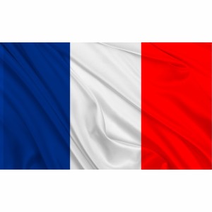 Drapeau France en tissu polyester