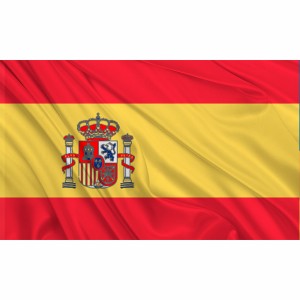 Drapeau Espagnol en tissu polyester