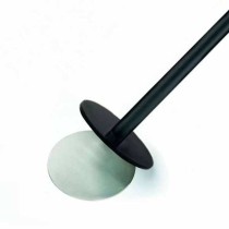 Poteau à corde embase magnétique Noir