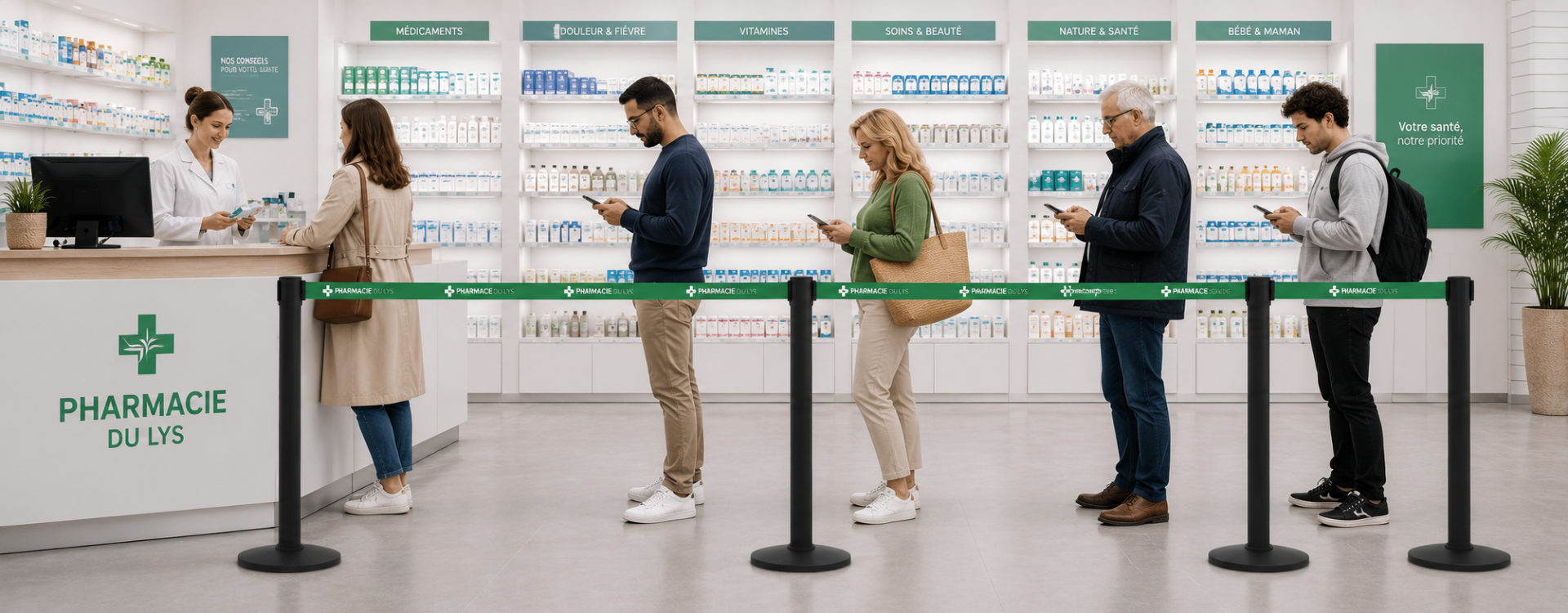 File d'attente en pharmacie : comment améliorer l'accueil