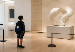 Poteau de guidage musée & galerie : protection des œuvres et expérience visiteur